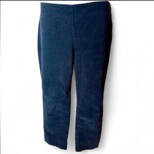 Talbots Heritage Black Corduroy Pants Women’s 6P Petite Stretch Straight Leg